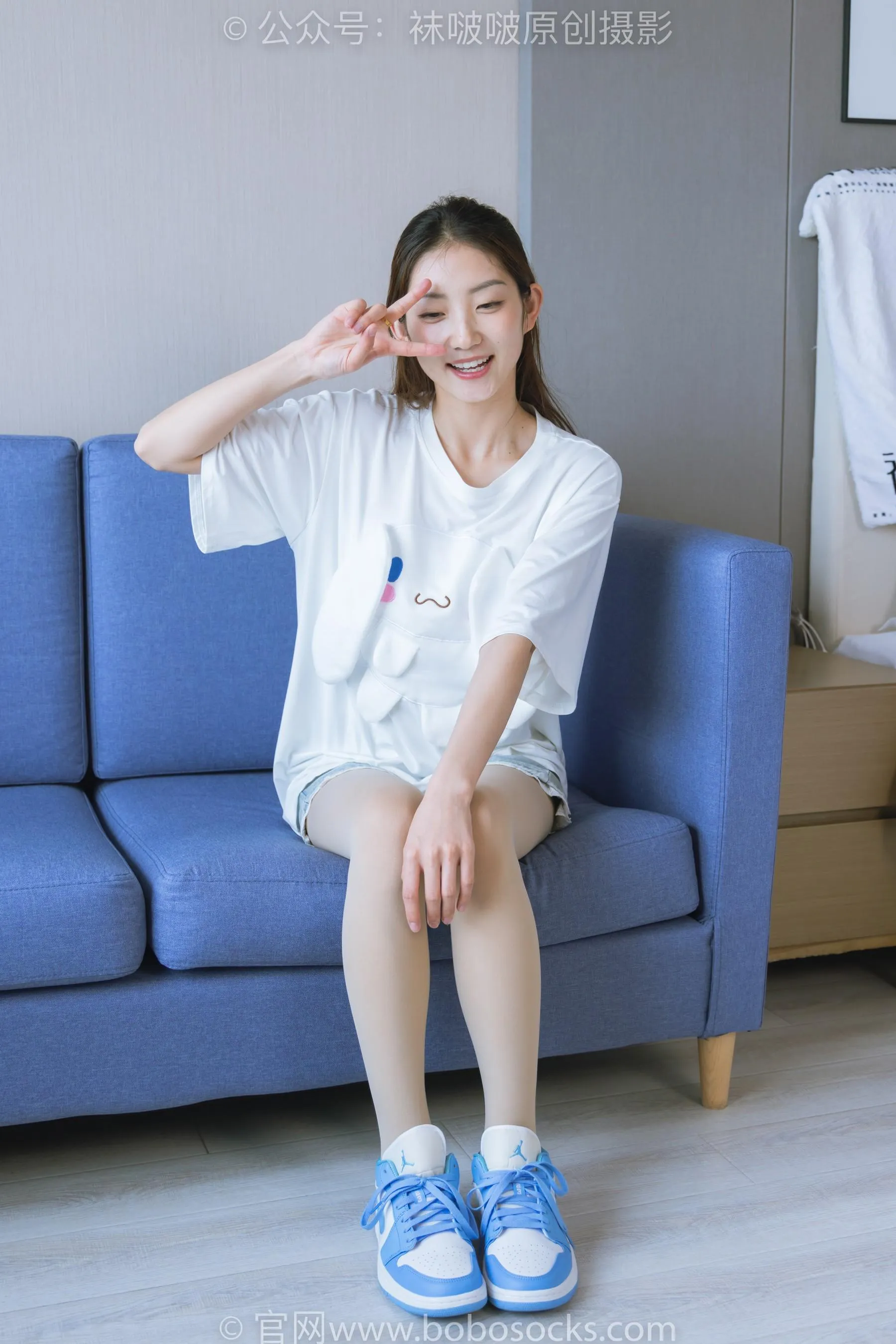 [BoBoSocks袜啵啵]NO.228 小沫-板鞋、厚肉丝、裸足 [90P]插图7